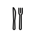 fork and knife